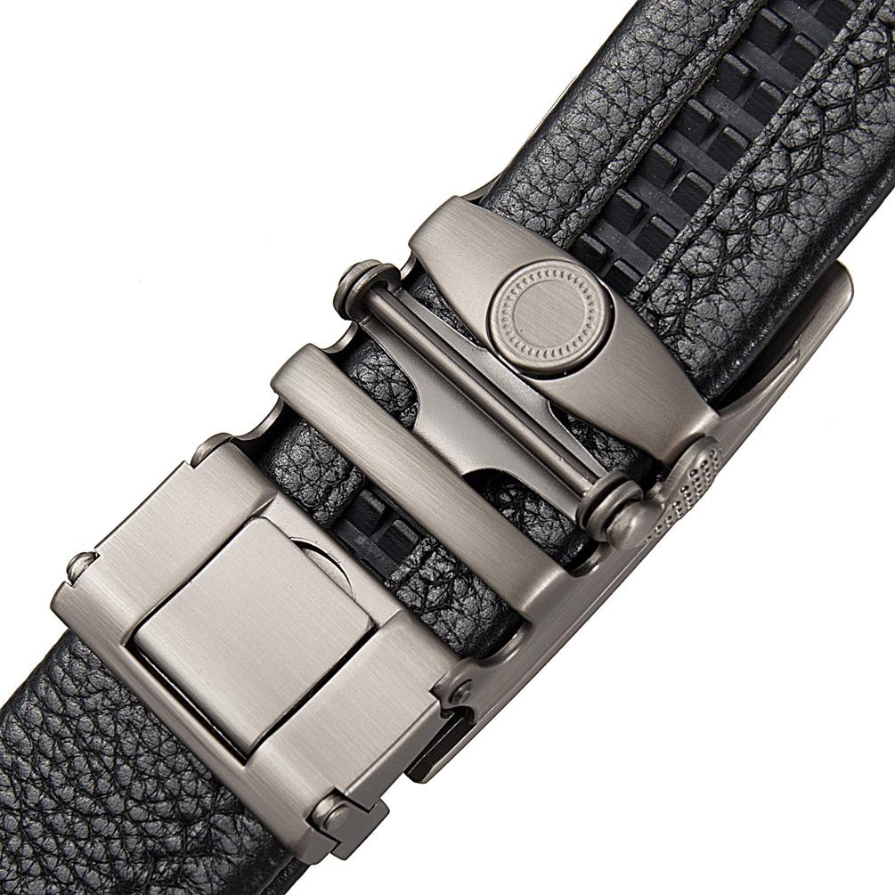 Персонализированный модный ремень мужской ремень автоматическая пряжка деловой ремень пряжка, первый слой коровьей кожи ремень Ly25-1058-5