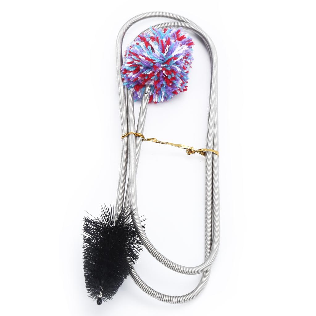 Гибкий очиститель-ершик Bore Snake с мундштуком для очистки инструмента саксофона