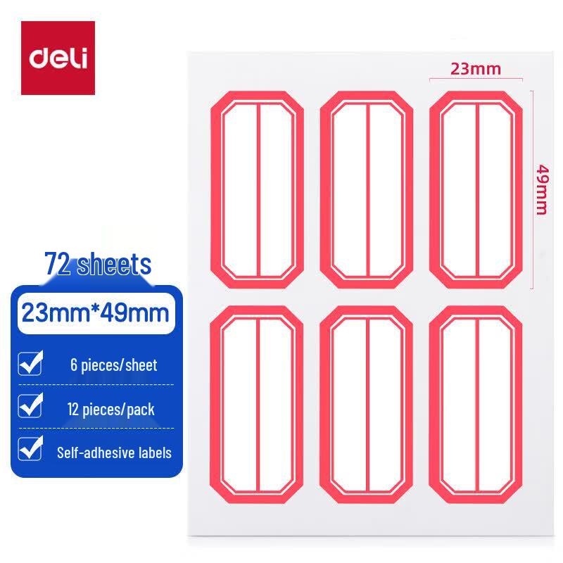 Deli Самоклеящиеся этикетки-наклейки