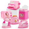 Детский набор для ролевых игр «Кухня»: Розовая мини-бытовая техника со стиральной машиной и рисоваркой
