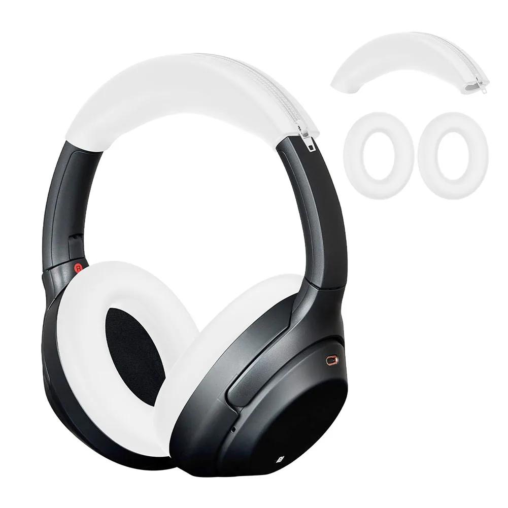 Silicone Ear Pads Cushion Cover Soft Earpads Headbeam Sleeve Headphone Case for Sony ULT WEAR WH-ULT900N/WH-1000XM3/XM4
