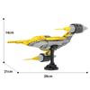Gobricks Moc Космос Классический Фильм Оружие Midi Звездные Истребители Набу Космический Корабль Строительные Блоки Космический Корабль Игрушки Для Детей Подарки