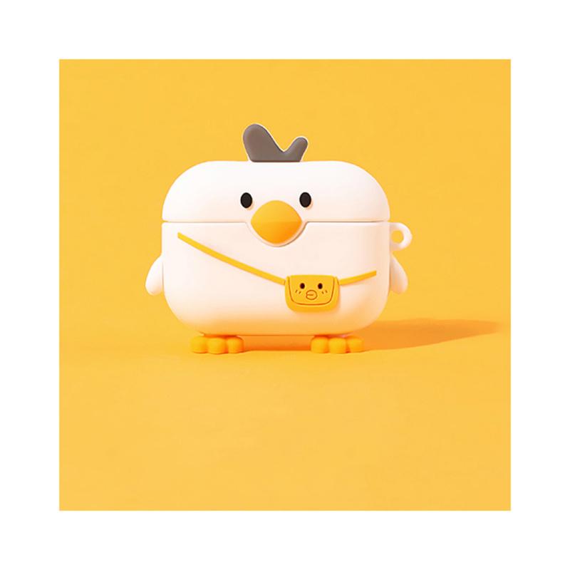 3D Чехол-утка для AirPods 4 2025 Мультяшный милый чехол для наушников для AirPods Pro 2 Чехол Мягкий чехол для AirPods 3