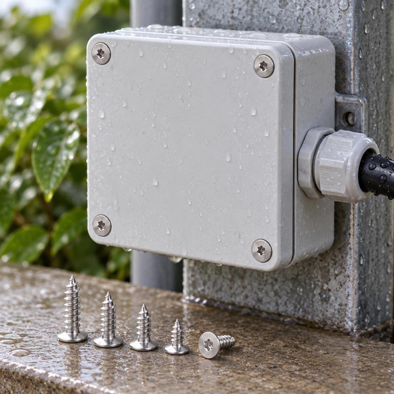 Flat Head Self-tapping Screws Stainless Steel Rust Prevention Screws Wood Metal Sheet Fixing Fastener Home Hardware Repair Screw