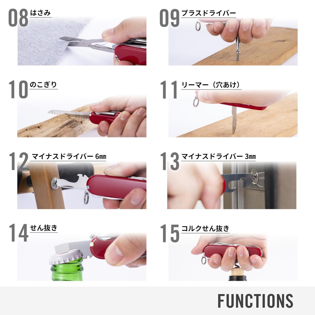 Victorinox Аварийный инструмент Huntman Light со свистком Многофункциональный нож Товары для предотвращения стихийных бедствий Светящийся светодиодный фонарь Альпинизм Пеший туризм Кемпинг