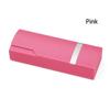 PU Men Women Steel Ribbon Glasses Box Eyewear Protector Myopia Glasses Box Reading Eyewear Case