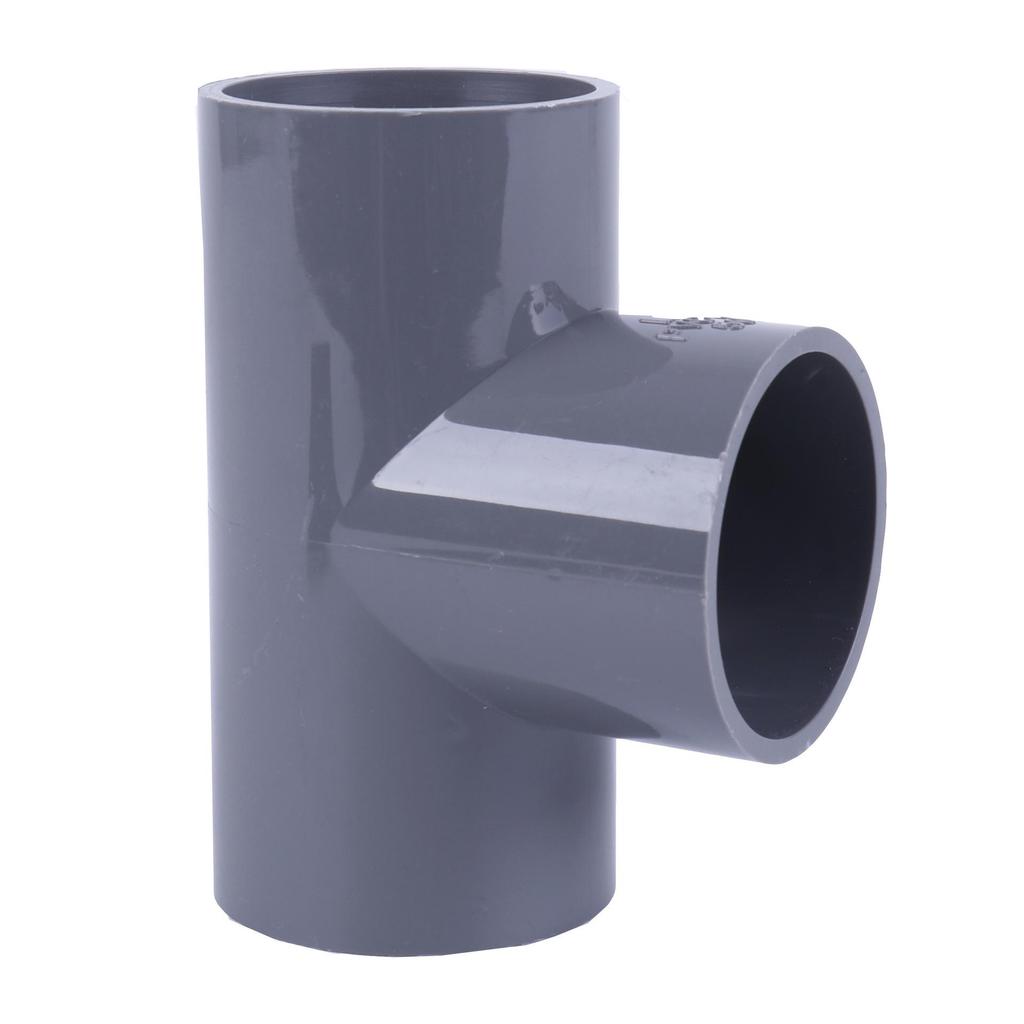Thickened PVC Water Supply Pipe Fittings - Equal Diameter 20mm Tee Joint Plastic Accessories