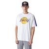 T-shirt Los Angeles Lakers NBA Color Block - Blanc - Homme - NEW ERA - Taille M