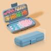 Portable Sealed Pill Storage Box Compartment Portable Mini Pill Box Travel Pill Case Medicine Container