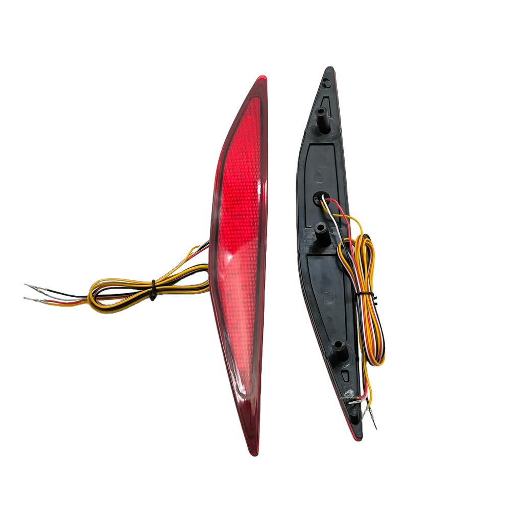 Для Golf 7 2013-2015 Задний бампер Отражатель Предупреждающий тормозной фонарь Поворотный противотуманный фонарь, указатель поворота с обычным стоп-сигналом DRL