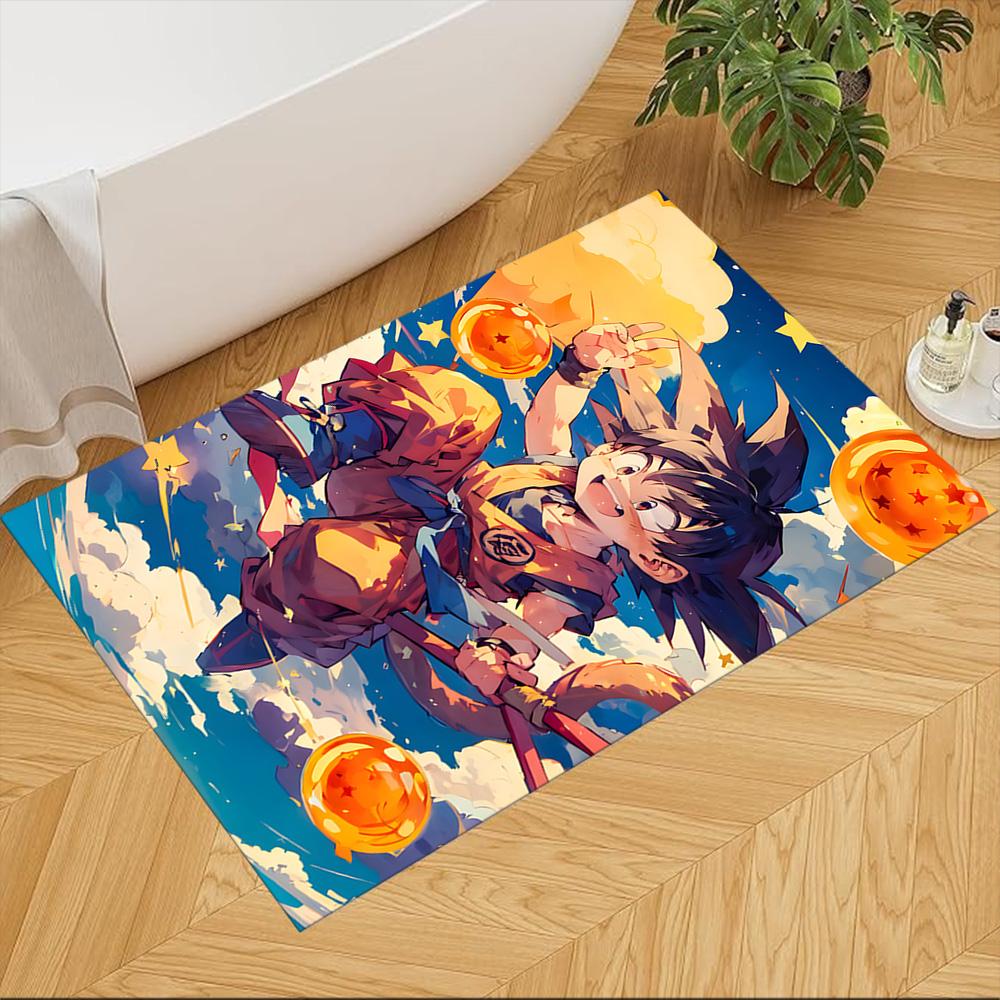 Super Saiyan Energy Blast Non-Slip Home Carpet Design for Office Decor Living Room Bedroom Gift