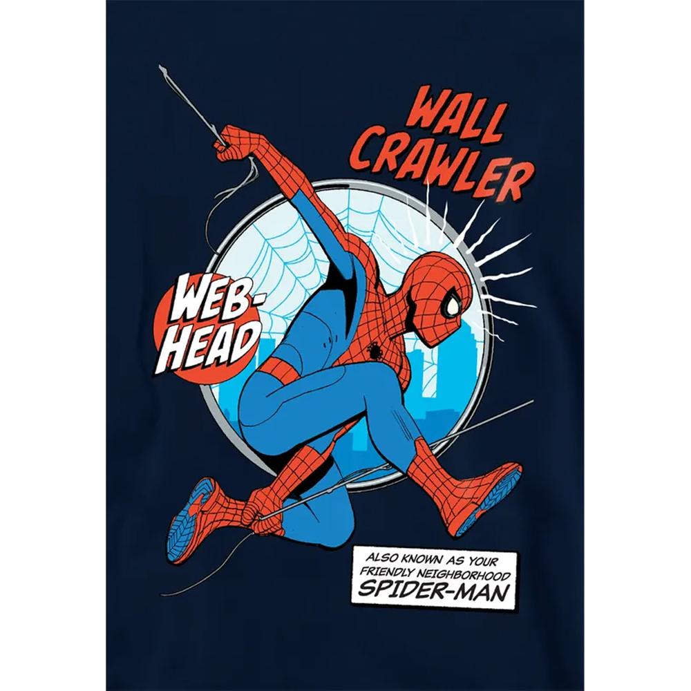 Spider-Man Childrens/Kids Friendly Neighborhood Wall Crawler Pull Over Hoodie