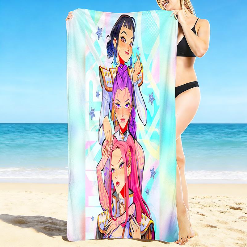 1Pc Fantasy Sisters Beach Towel Quick Dry Multiuse For Beach Pool Gym Yoga Home Travel Christmas Halloween Xmas Gift L1364
