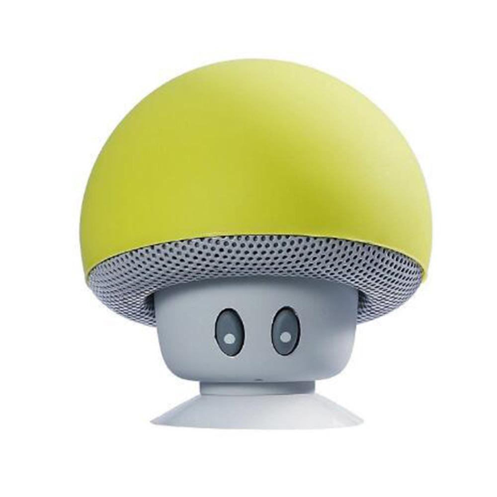 Нижняя присоска Грибной сабвуферный динамик Портативный беспроводной портативный сабвуфер