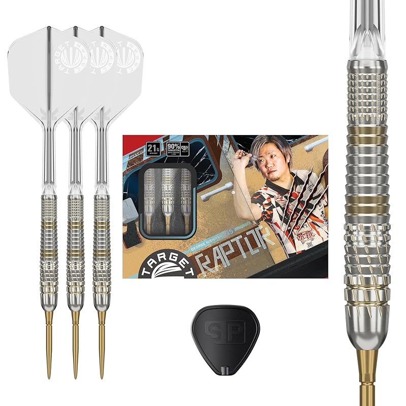 TARGET PRIME SERIES RAPTOR GEN-5 90% 21G ДАРТСЫ С СТАЛЬНЫМ НАКОНЕЧНИКОМ 2024 (Серия Prime Raptor G5 Сталь)