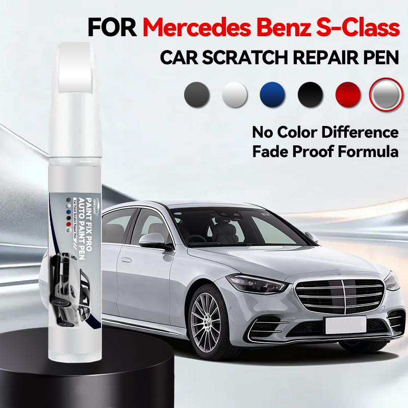 For Mercedes Benz S-Class 1972-2025 W221 W222 W223 Paint Repair Pen Touch Up Scratch Remover DIY Auto Accessories Black White