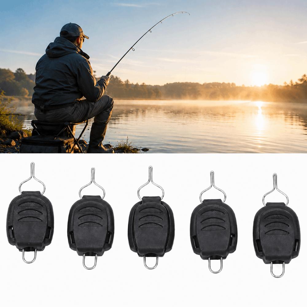 20PCS ABS Stainless Steel Fishing Line Stopper Lightweight Fishing Line Holder Saltwater Fishing