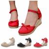 Женская обувь на высоком каблуке, женские Sandalias Zapatos Mujer, женская повседневная обувь, дышащие слипоны, уличные сандалии на танкетке для отдыха