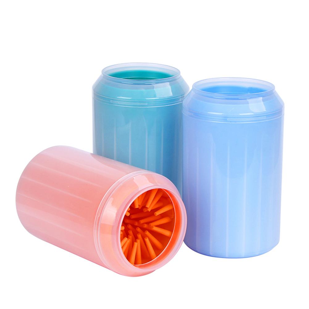 PUPPY TOWN Портативная силиконовая щетка для мытья лап кошек и собак, чашка для чистки ног домашних животных, очиститель