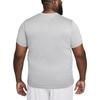 Nike Футболка с круглым вырезом и принтом логотипа, мужские топы, серая, DX0989-063