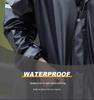 Мотоциклетный и электрический самокатный дождевик для взрослых - Раздельный стиль, XL, Непромокаемый и Ветрозащитный