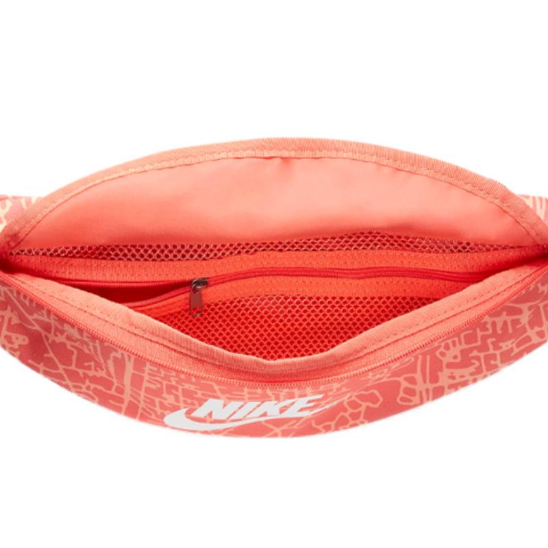 Nike Винтажная тканевая сумка кроссбоди, сумка-слинг, поясная сумка обычного размера, унисекс, таинственный пепельно-красный, повседневная, DC5097-814