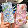 Для Apple iPhone 5 5S Чехол iPhoneSE Роскошный Чехол с Рисунком Цветов Мягкий Силиконовый Чехол для Телефона Для iPhone SE 2020 2022 iPhone5 Fundas