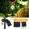 LED Solar Spring Ground Plug Lamp Owl