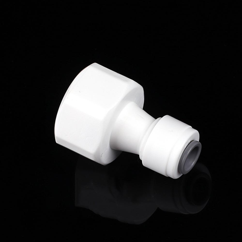 Фитинг для трубки OD 1/4" 6,35 мм x 1/2" BSP внутренняя резьба, быстроразъемный фитинг из POM, для аквариума, системы обратного осмоса RO