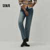 Женские джинсы Semir из денима прямого кроя с манжетами