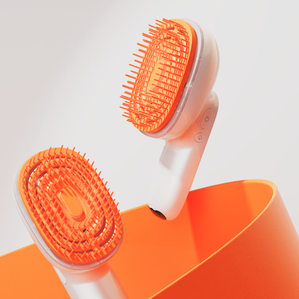 lilyeve Устройство для роста волос Turn Brush с функцией парового бустера, массажа кожи головы и паровой терапией