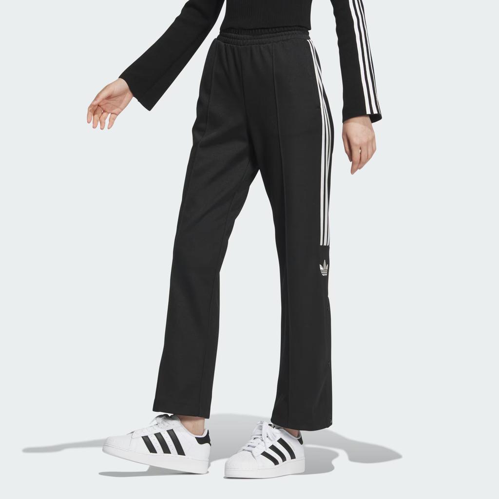 adidas Удобные повседневные брюки на шнуровке с вышитым логотипом, мужские брюки черного цвета JI7539