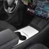 For Tesla Model 3 Model Y  2022 2023 Car Central Control Panel Sticker Car Accessories Interior Protective Leather