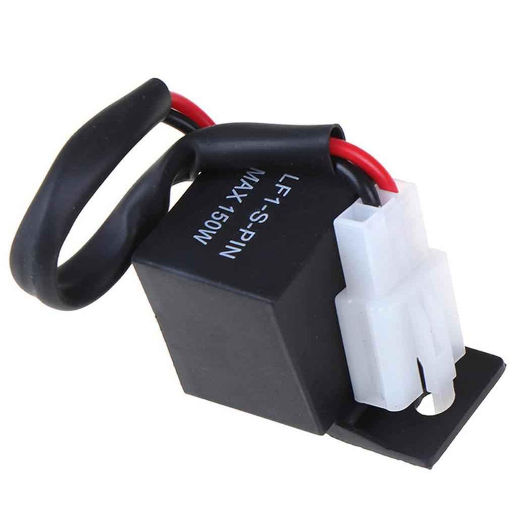 Shufearo LED Relay Indicator Relay, Motorcycle Quad Load, Independent Indicator LF1-S-PIN MAX 150W 2 PIN