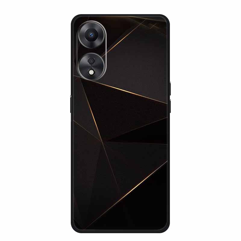 Чехол для OPPO A78 5G Модный силиконовый мягкий ТПУ задняя крышка для Oppo A58 A58X 5G OPPOA78 5G Чехлы для телефонов Ударопрочный CPH2483 Fundas
