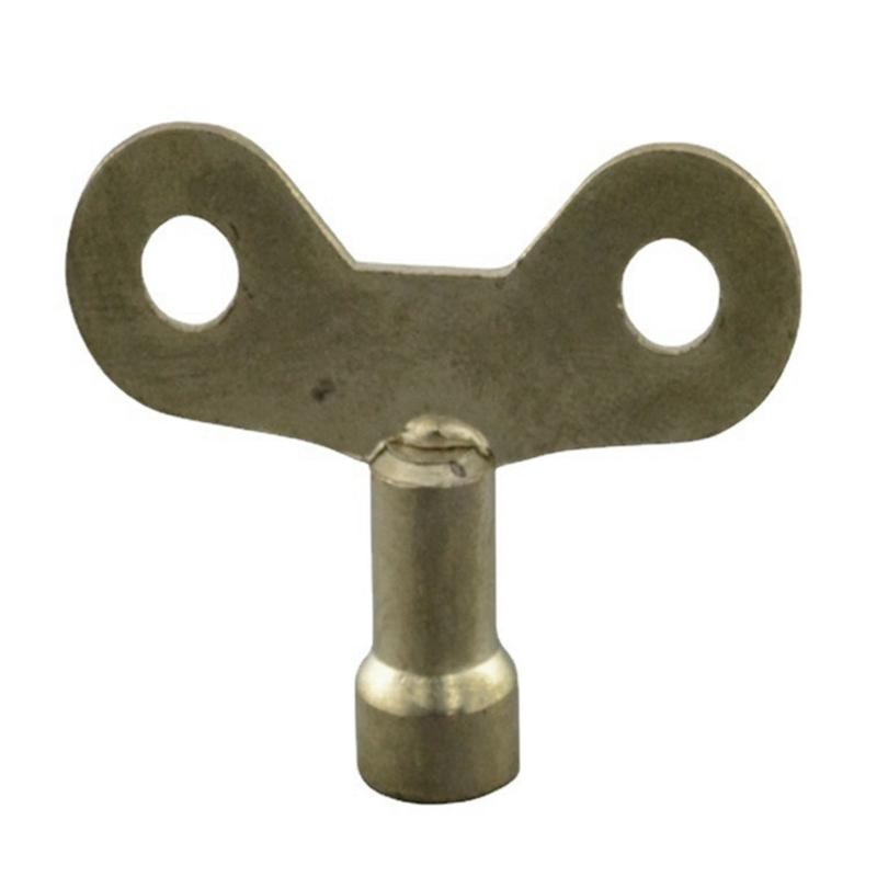 Замена ключа для крана Квадратное отверстие Розетка Ключ для спуска воздуха в радиаторе Металлические аксессуары для крана Простота в эксплуатации