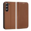 Dux Ducis Skin X2 Wallet Flip Case with Stand for Samsung Galaxy S23+ in Brown