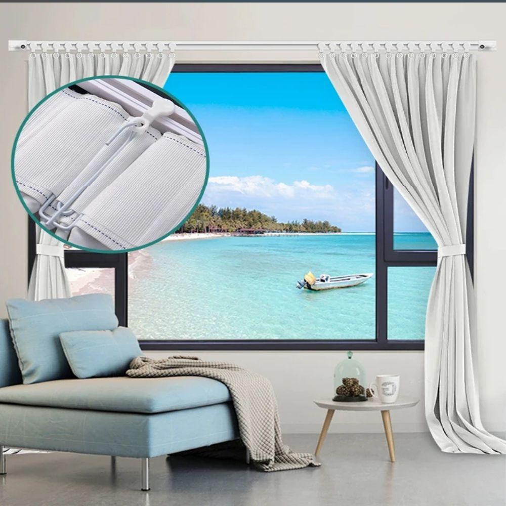 Самоклеящаяся направляющая для штор с верхним креплением без перфорации направляющая для штор