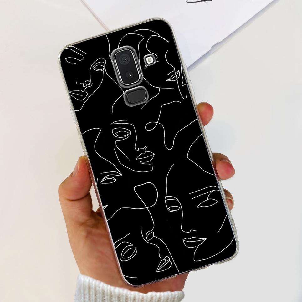 Чехол для Samsung Galaxy J8 2018 Чехол силиконовая задняя крышка для Samsung J8 2018 j810 Funda для Samsung J8 2018 Чехол для телефона Прозрачный Etui