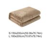 Skin-friendly Flannel Blanket Solid Color Bed Sheet Sofa Blanket Summer Sleep Blanket  Bedroom