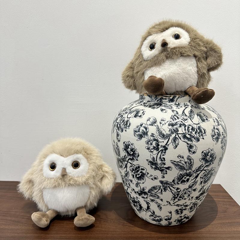 20 см/7,87 дюйма Очаровательная забавная сова, милая мягкая игрушка, мягкая плюшевая игрушка для мальчиков и девочек, идеальный подарок на день рождения и праздник