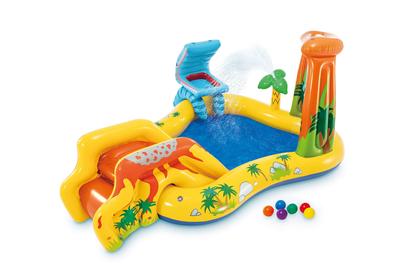 Игровой центр INTEX Динозавр, 249 x 191 x 109 см, 57444 [Официальный японский продукт]