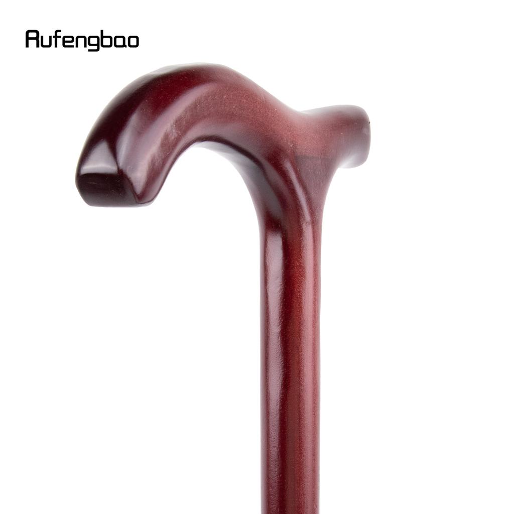 Красная деревянная трость одинарного сложения, модная, для ходьбы, декоративная, для косплея, Хэллоуин, булава, костыль, жезл, посох, 92 см