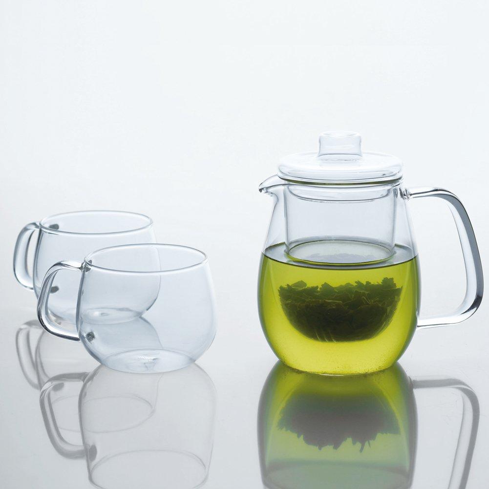 Kinto Кружка UNITEA 450 мл м Безопасное термостойкое стекло Подарок 8291 Можно мыть в посудомоечной машине/микроволновой печи