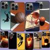 Чехол для телефона с баскетбольным мячом для iPhone 17 Air 15 Pro 14 Plus 16 Pro Max 17E 16E 12 13 Mini 11 Чехол Милый Fundas