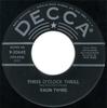 Пластинка 7 дюймов KALIN TWINS Three OClock Thrill When 930642 Decca 1958 США Рок Б/у