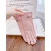 Cotton Breathable Cotton Gloves Thin Anti-Slip Gloves Fashion Sun Protection Gloves  Driving