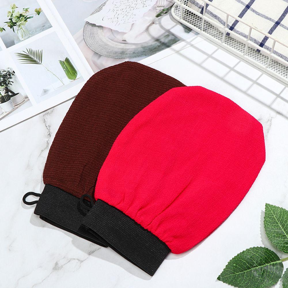 Smooth Skin Massage Rayon Body Rub Bath Glove Exfoliating Towel Shower Scrubber