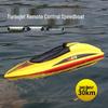 Высокоскоростная игрушка-лодка с дистанционным управлением для детей - Электрическая модель-симулятор воды