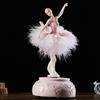 Ballerina Musical Box Dancing Girl Elegant Crafts Rotatable Boxes Ornaments Girls Christmas Home Birthday Gift